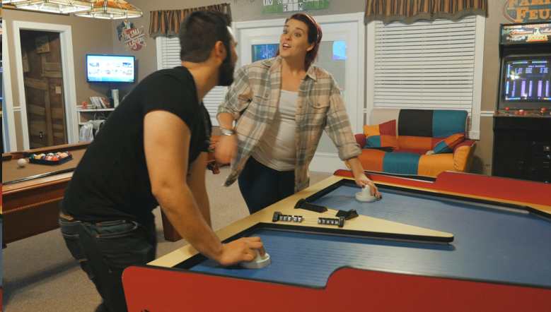 Game room at The Great Escape Lakeside vacation rental