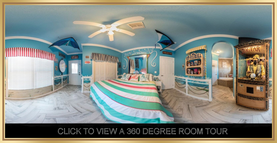 Bedroom for Carnival Games - Vacation Rental House