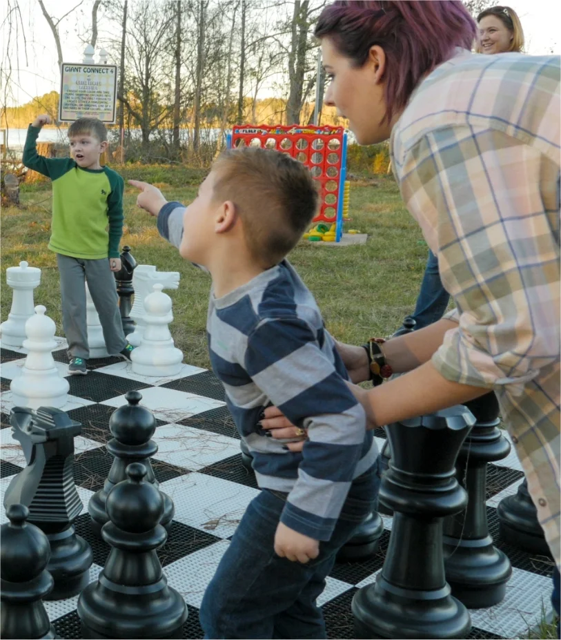 Play giant chess at The Great Escape Lakeside