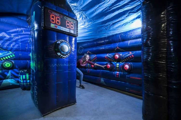 Zorb Bowling at The Great Escape near Orlando, Florida and Walt Disney World
