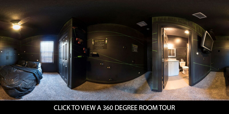 See a laser maze bedroom near Orlando - in a vacation home rental!