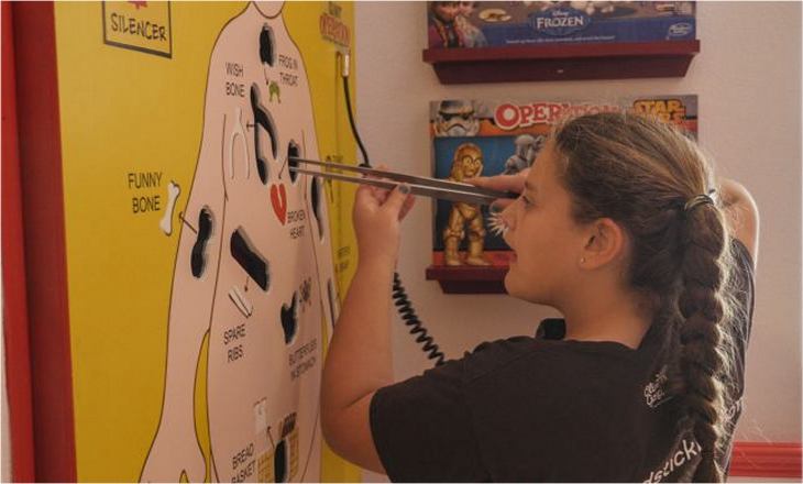 life-sized giant operation game