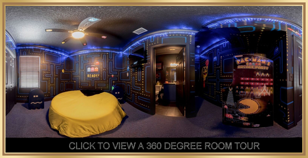 Disney World Area - Orlando, FL -- Vacation Rental With Pac-Man Themed Bedroom