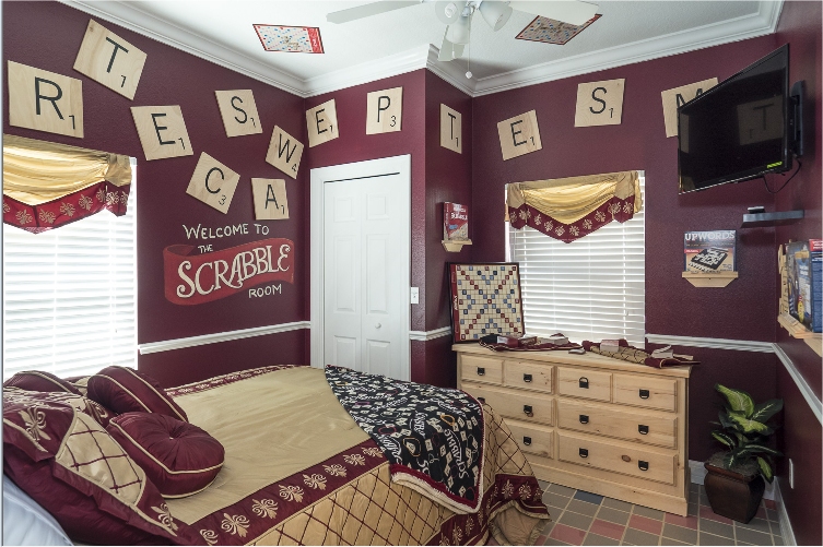 Scrabble Bedroom